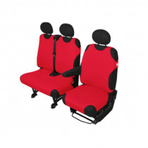 Tricou auto din bumbac pentru furgonete 1+2 roșu