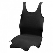 Husa scaun TRIKO SOFT fata 1buc negru