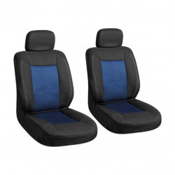 Husă auto neagră/albastră 2buc