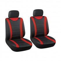 Huse auto negru/roșu 2buc