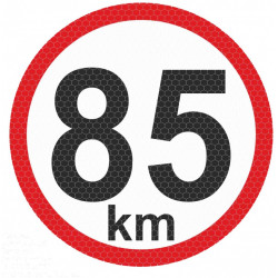 Autocolant reflectorizant mare - 85km
