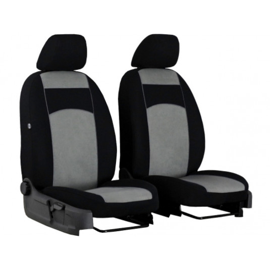Huse scaune fata Tuning 1+1 100% gri 2buc