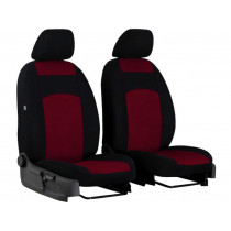 Huse auto față Tuning 1+1 100% bordeaux 2buc