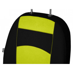 Huse auto Tuning față 1+1 100% galbene 2buc