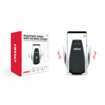 Suport telefon automat cu încărcare prin inducție wireless PHW-01