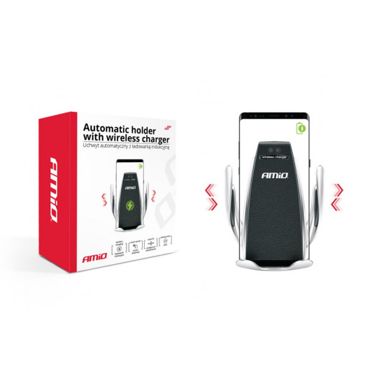 Suport telefon automat cu încărcare prin inducție wireless PHW-01