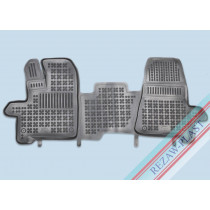 Covorase din cauciuc Ford Transit IV versiune 2 locuri (din 2013) cu margine ridicată