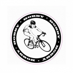 Sticker hobby ciclist