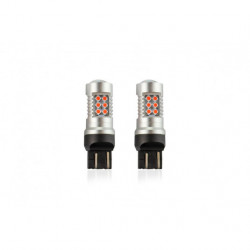 Becuri LED CANBUS T20 21/5W 12V/24V rosu