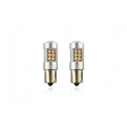 Becuri LED CANBUS (P21W) 12V/24V portocaliu