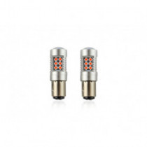 Becuri LED CANBUS (P21/5W) 12V/24V roșu