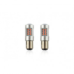 Becuri LED CANBUS (P21/5W) 12V/24V roșu