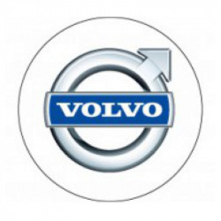 Autocolante din rășină 3D Volvo (alb) 4buc