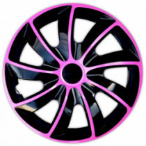 Capace 15 inchi roz-negru