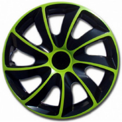 Capace 15 inchi verde-negru