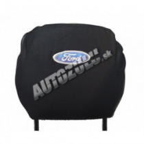 Huse pentru spetele de cap - negru Ford 2 buc.