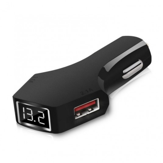 Încărcător USB 4.2A cu indicator de tensiune