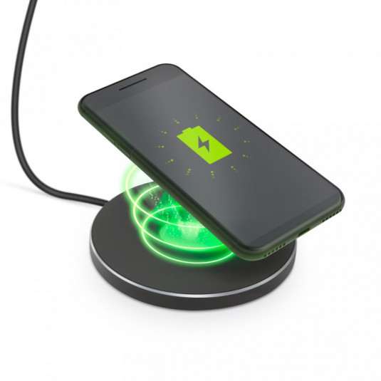 Încărcător wireless - ultra subțire - negru - 1,5 A