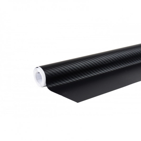 Folie carbon neagră 3D 30cm x 150cm