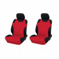 Huse auto Tricou față bumbac - roșu 2buc
