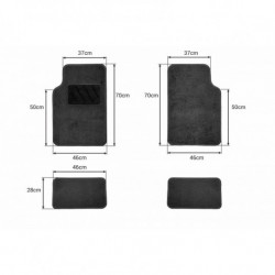 Covorase textile auto, universale TEX-2