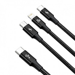 Cablu USB-C Baseus 3 în 1 Baseus