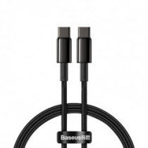 Cablu USB-C la USB-C BASEUS Tungsten Gold, 100 W, 100 cm