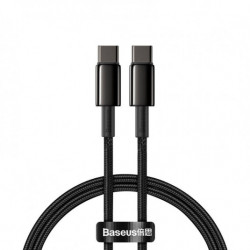 Cablu USB-C la USB-C BASEUS Tungsten Gold, 100 W, 100 cm