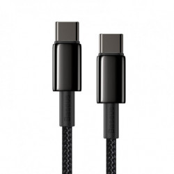 Cablu USB-C la USB-C BASEUS Tungsten Gold, 100 W, 100 cm