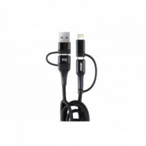Cablu multi USB C-USB C iOS USB A FullLINK 100cm UC-15