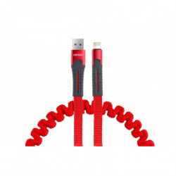 Cablu spiralat USB+Apple lightning 120cm FullLINK UC-13