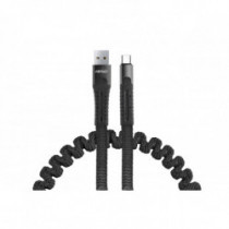 Cablu USB+microUSB spiralat 120cm FullLINK UC-12