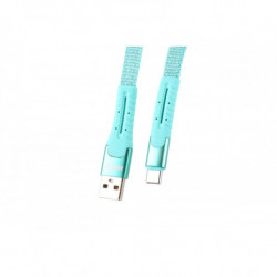 Cablu USB+USB-C spiralat 120cm FullLINK UC-14
