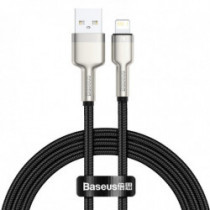Cablu USB Lightning Baseus Cafule, negru 2,4A 100 cm