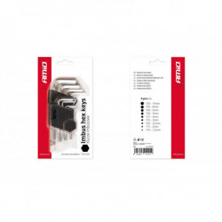 Chei IMBUS scurte 125mm 9 buc