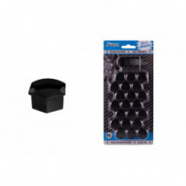 Set de capace pentru șuruburi roți 19mm - negru
