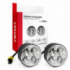 Descrierea produsului: Un alt design de lumini de zi de la marca NSSC, care se utilizează în deschiderile rotunde pregătite pentru luminile de ceață, precum și pe părțile plate ale paraacului. Aceasta este posibilă datorită ...