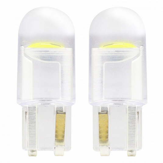 Becuri LED STANDARD T10 W5W COB HPC 12V alb rece