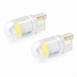 Becuri LED STANDARD T10 W5W COB HPC 12V alb rece