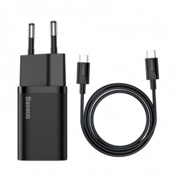 Încărcător USB-C Baseus Mini Power Delivery 25W cu cablu USB-C 100 cm
