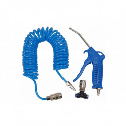 Furtun pneumatic cu pistol si conectori 10ATM