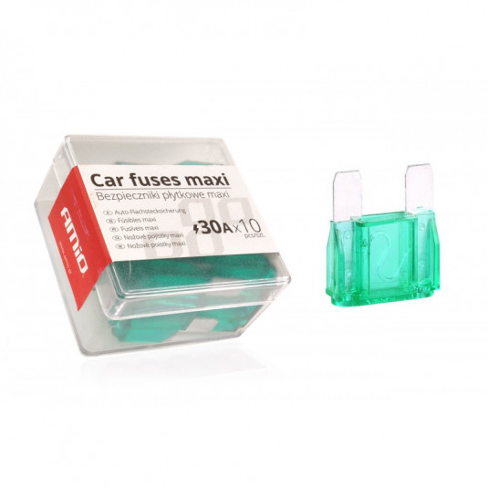 Siguranțe auto MAXI carcasă 10 buc 30A