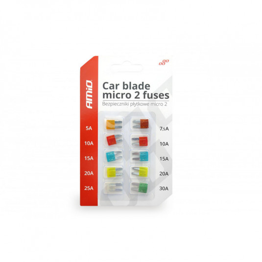 Siguranțe auto MICRO 2 blister 10 buc