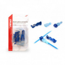 Conectori electrici rapizi Tip-T 0,75-2,5mm² 15A Blister 5 buc