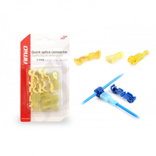 Cuplaje electrice tip-T 04-6mm2 24A Blister 5 buc