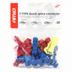 Cuplaje electrice tip-T, 30 buc mix