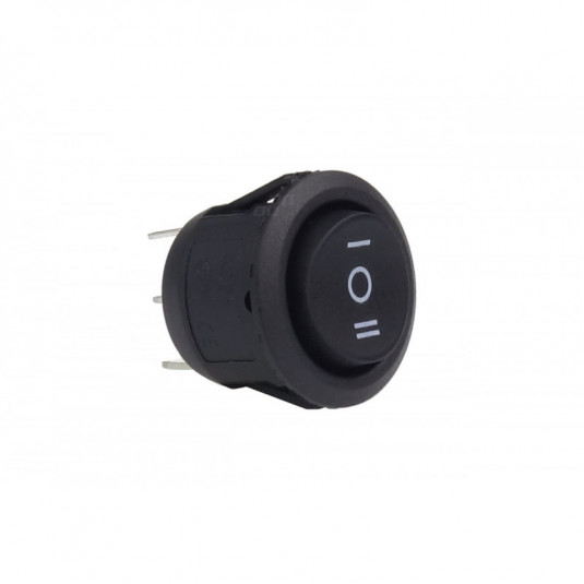 Întrerupător balansoar rotund 12/230V – BU03