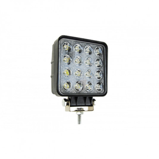 Lumină de lucru LED 16x LED AWL05 EMC 108x108 48W FLAT 9-60V