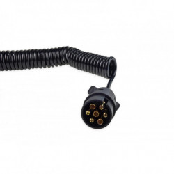 Cablu spiralat 7 pini 12V 6 m