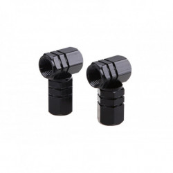 Capace din aluminiu pentru ventil negre 4 buc.